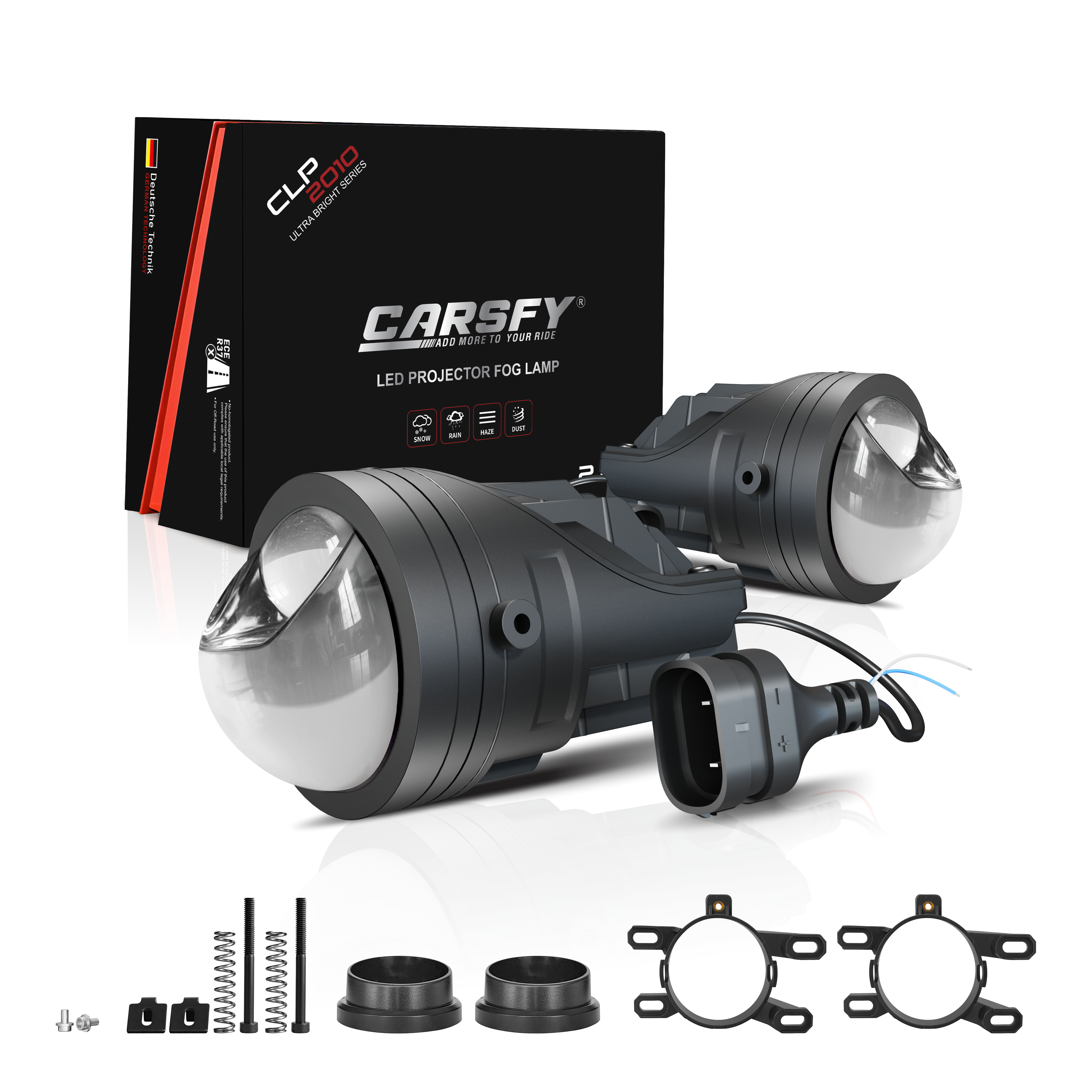 2-Inch Projector Fog Light 100W 5500K | CLP2010