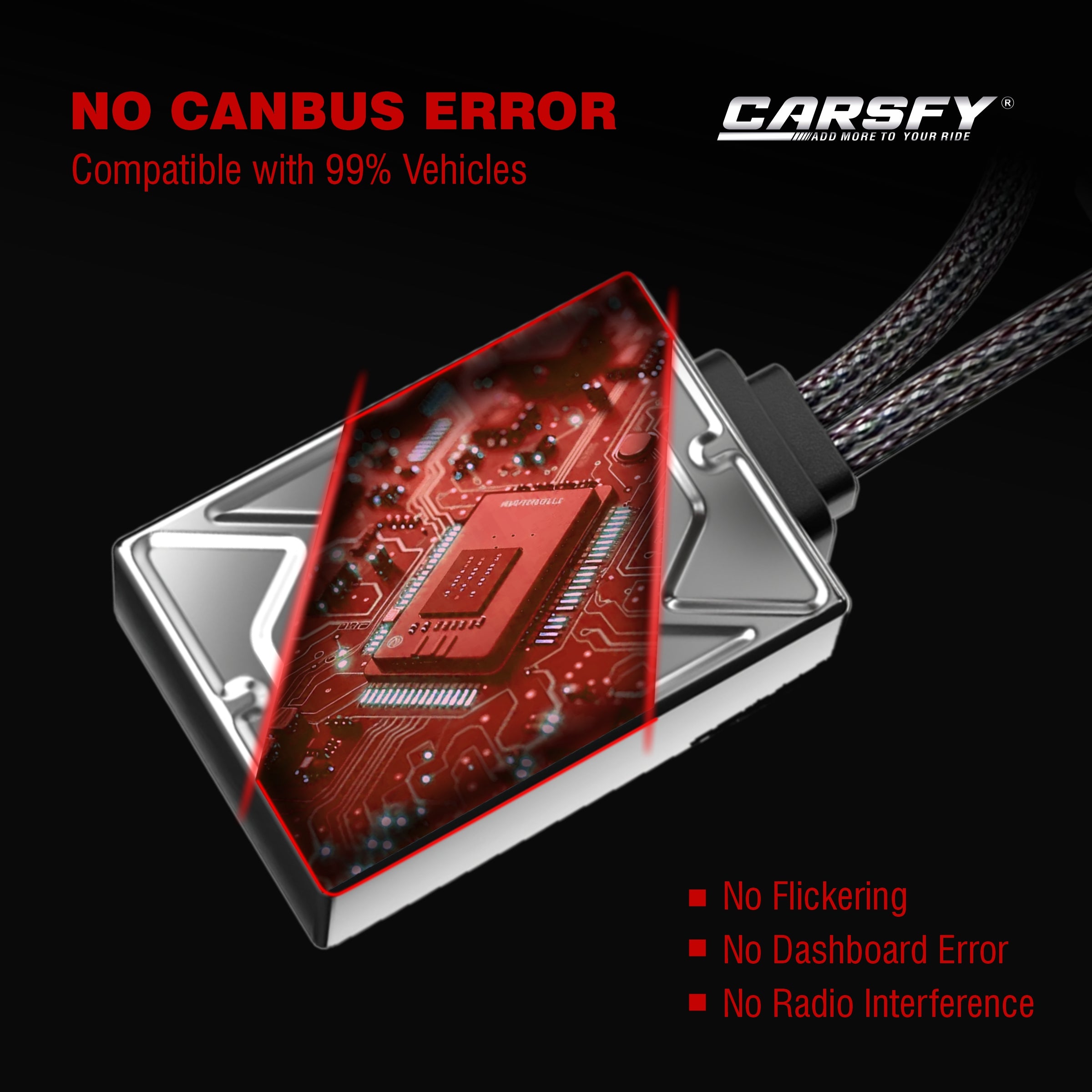 300W H7/H18 LED Headlight Bulb – 6000K, 30,000 Lumens