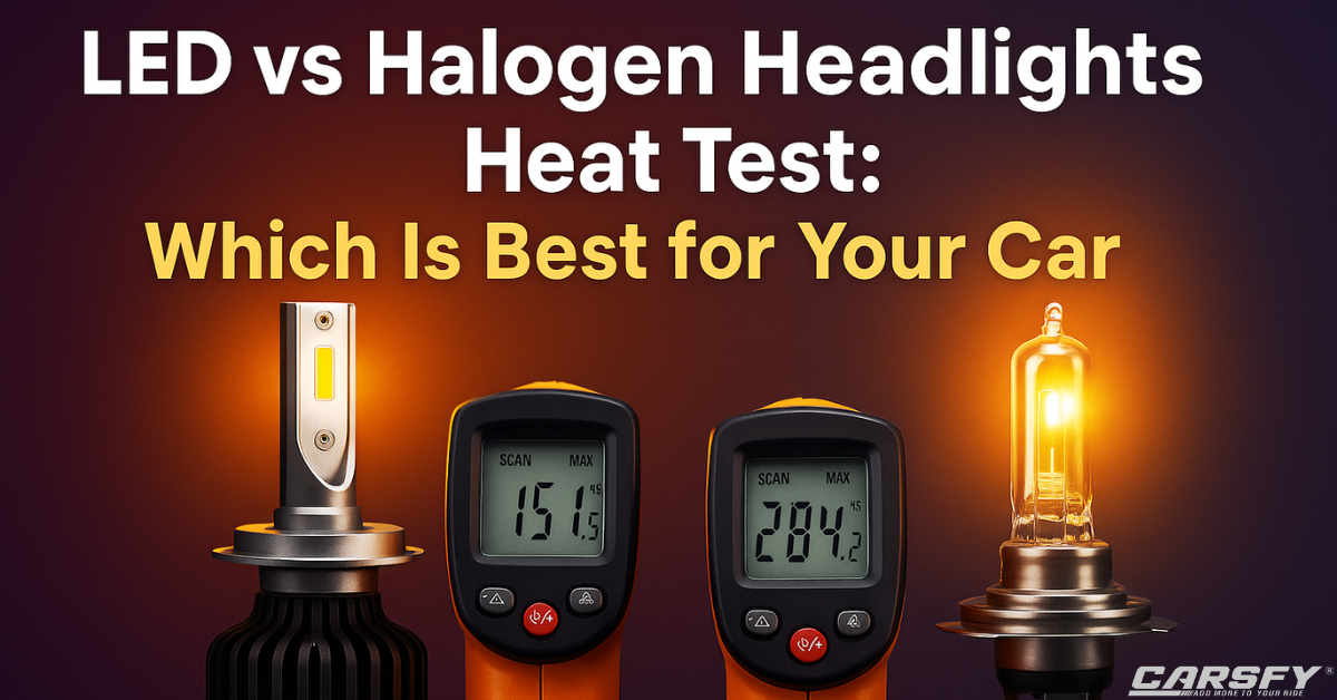 LED vs Halogen Headlights Heat Test Which Is Best for Your Car  Carsfy