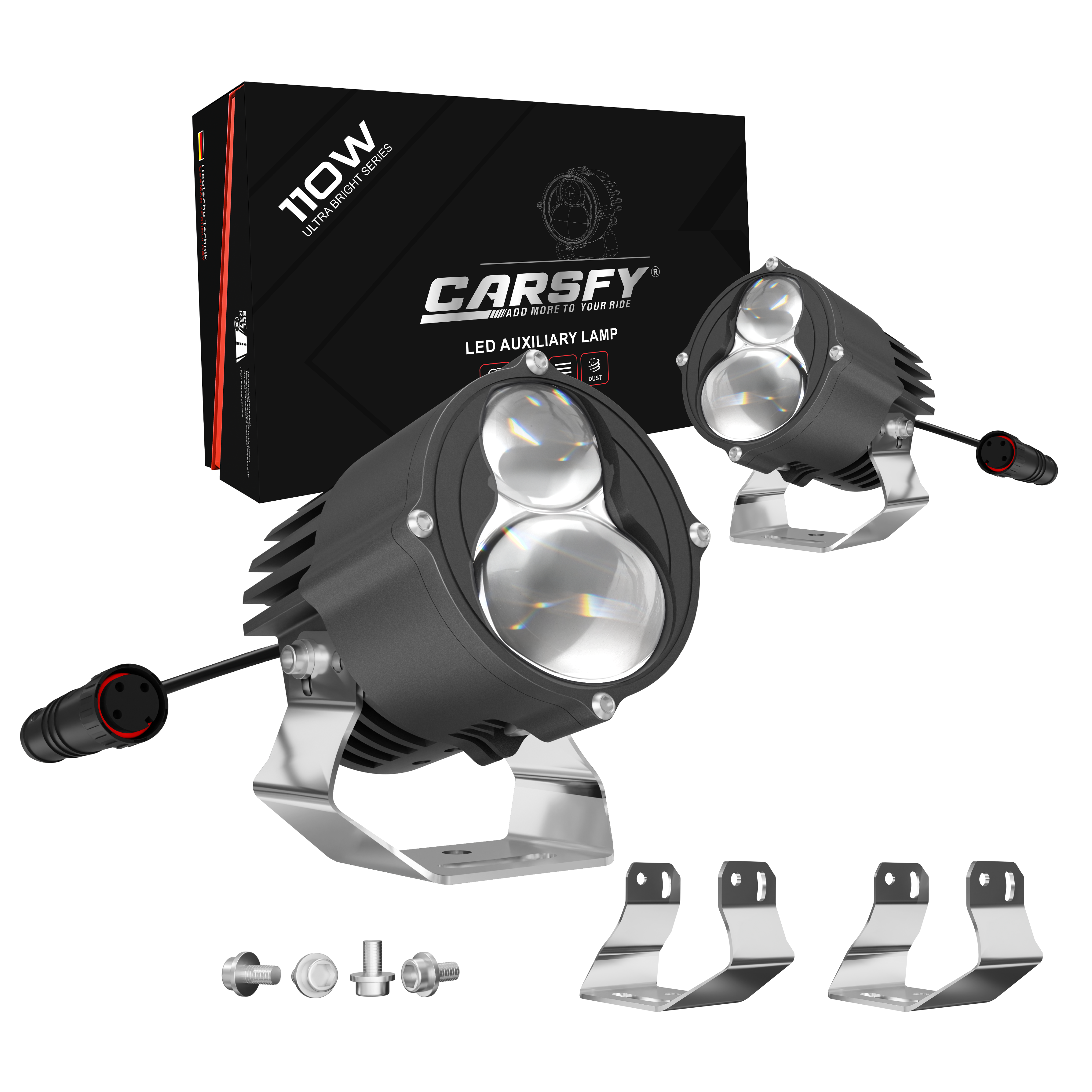 110W Auxiliary Light 6000K - 16,000 Lumens