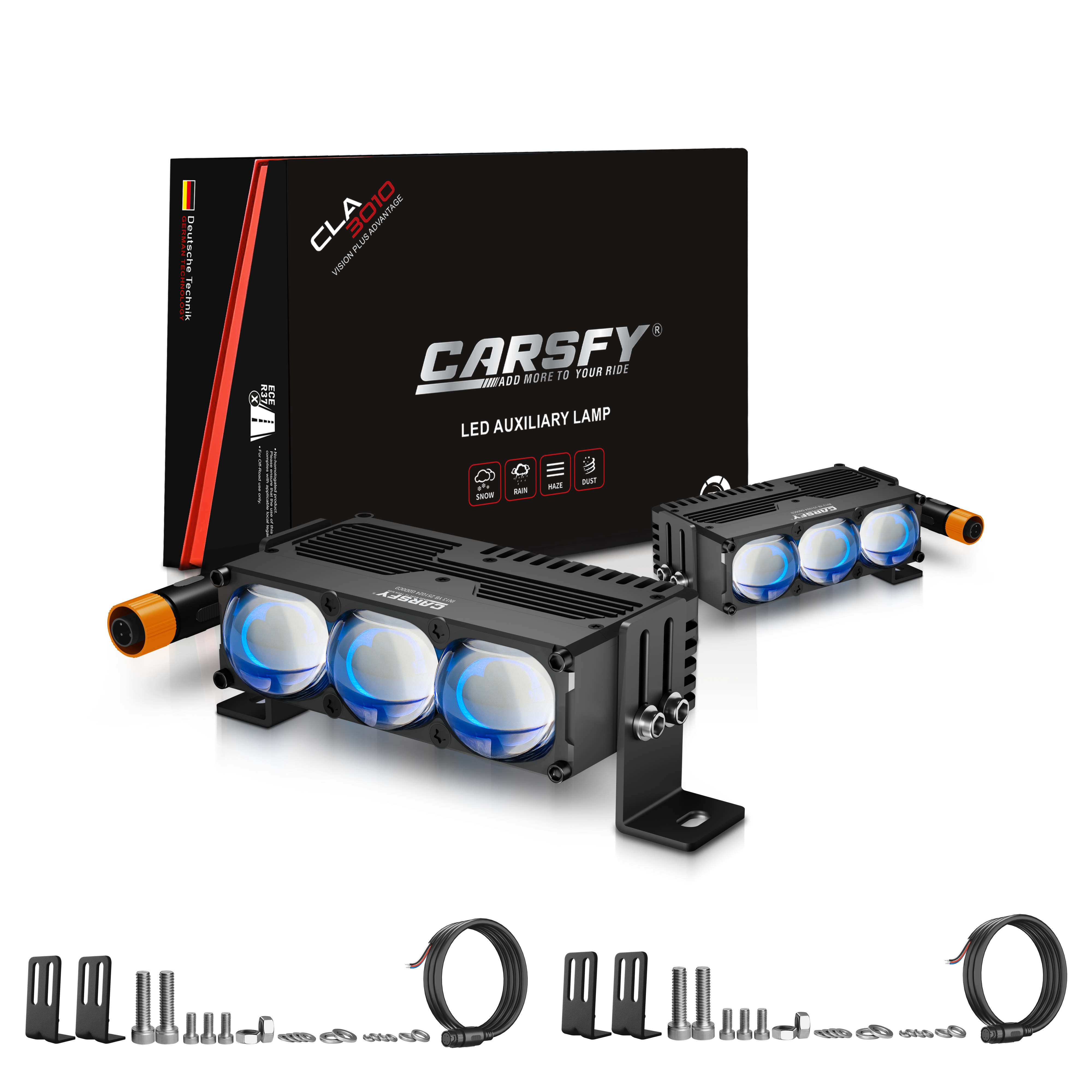 CLA3010 3 Lens Auxiliary Light 200W 5700K | Level 3